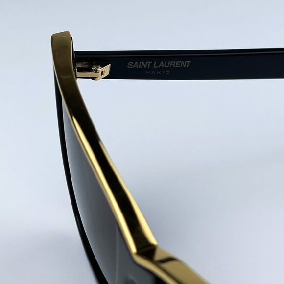 NEW Saint Laurent SL570 001 Black Gold Cat Eye Women Sunglasses - Picture 10 of 16